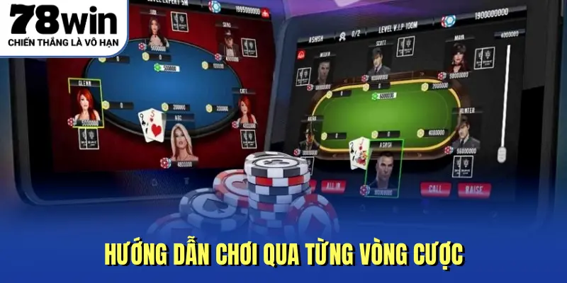 Hướng dẫn chơi qua từng vòng cược