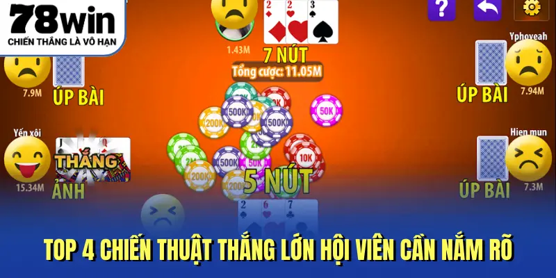 Top 4 chiến thuật thắng lớn hội viên cần nắm rõ